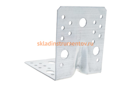 Крепежный угол Зубр МАСТЕР усиленный 90х105х105мм 1шт 310116-90-105