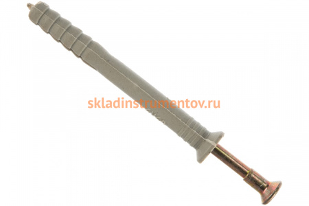 Дюбель-гвоздь полипропиленовый с потайным бортиком 1400 шт. (6х60 мм; ТФ0) Зубр 4-301340-06-060