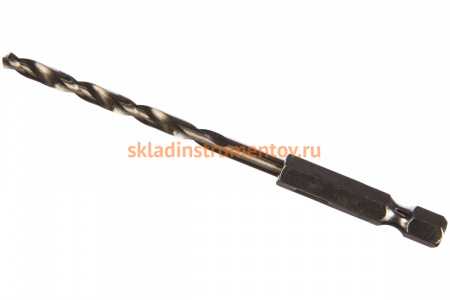 Сверло по металлу (4х95 мм; HEX 1/4) ПРАКТИКА 037-572