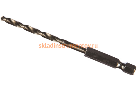 Сверло по металлу (4х95 мм; HEX 1/4) ПРАКТИКА 037-572