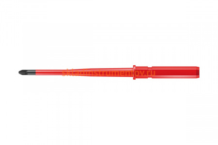 Сменная тонкая отвёртка WERA Kraftform Kompakt VDE 65 iS PZ/S PlusMinus PZ/S 2x154 мм WE-003448