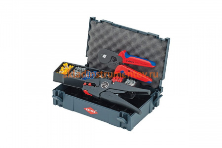Набор контактных гильз с инструментом для опрессовки KNIPEX KN-979010