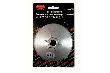 Съемник масляного фильтра ROCKFORCE крышка 101мм х 15гр RF-106810115