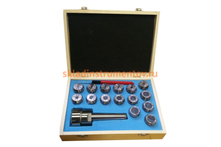 Патрон цанговый MSB5-ER40 хвостовик конус Морзе, DIN228-A, с набором цанг 15 шт. 4-26 мм M24 GRIFF b220341