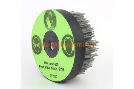 Щетка чашечная (120 мм; M14; P46; полимерный ворс) ОСБОРН 3-107 TAZ120M14H30P46