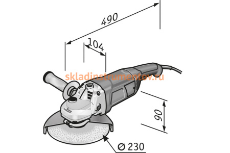 Угловая шлифовальная машина FLEX L 21-6 230 391514