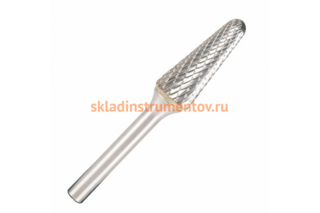 Бор-фреза форма L конус с закругленной головой (9.6x30 мм, хвостовик 6 мм) D.BOR 9F-21096K02D