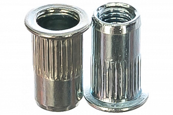 Заклепка резьбовая стальная с насечкой (50 шт; М3; уменьшенный борт) MESSER 212103S-50