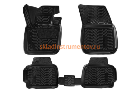 Ковры в салон Airline 3D с подпятником для Ford Mondeo SD 2015 4 шт. ACM-PS-31