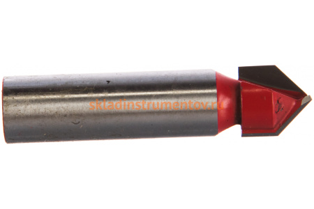 Фреза пазовая галтельная (12.7х54 мм; V-образная 90) АТАКА 112127 38163