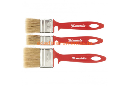Набор кистей «Эмали» 25мм, 35мм, 50мм MATRIX Color Line 83355