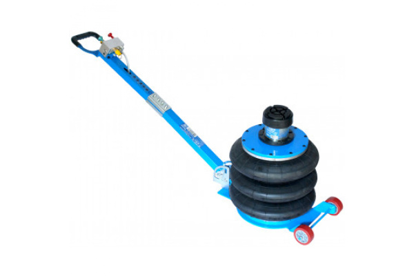 Пневматический 3-секционный домкрат с ручкой AE&T 5т T08105A