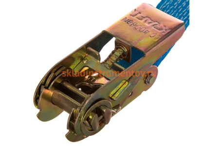 Стяжной ремень для крепления груза 6м, 0,4/0,8 т РОМЕК 25.04.1.0 2000000002156