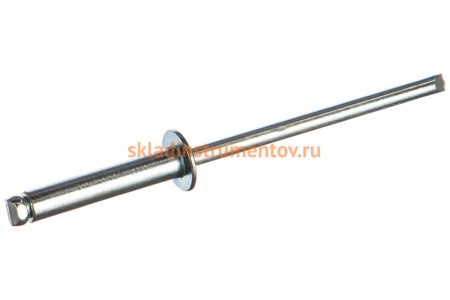 Заклепка вытяжная открытая сталь/сталь St/St (50 шт; 3.2х16 мм; Борт: Стандарт) MESSER 114013216-50