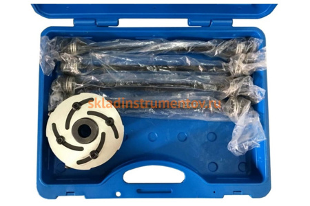 Набор оправок для монтажа и демонтажа сайлентблоков 34-82мм, кейс, 6шт МАСТАК 110-20006C