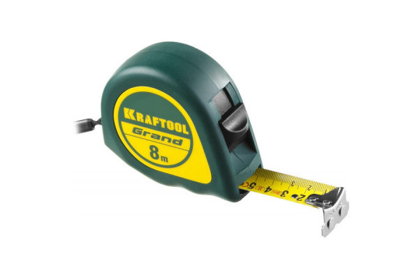 Рулетка KRAFTOOL GRAND 8м/25мм 34022-08-25