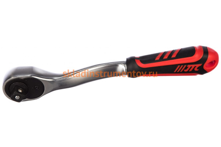 Трещотка 1/2 72-зубцовая изогнутая длина 255мм JTC-5424