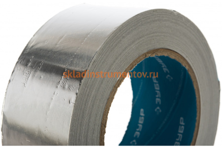 Лента алюминиевая клеящая (50 мм; 50 м) Зубр 12262-50-50
