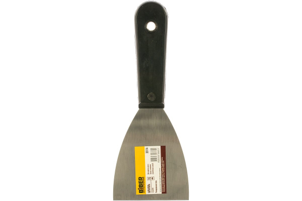 Полированный шпатель с пластиковой ручкой 75 мм Biber 35114 тов-048232