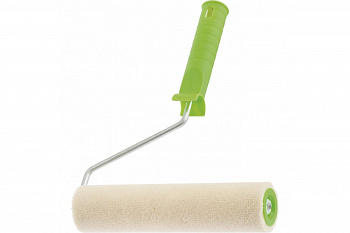 Валик с ручкой, 200 мм, ворс 2 мм, D - 36 мм СИБРТЕХ ВЕЛЮР 80134