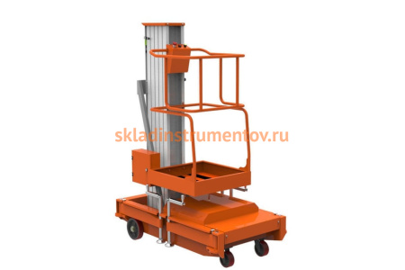 Мачтовый телескопический подъемник TOR GTWY-601 AC 220V/50HZ от сети, 125 кг, 6 м 1015913