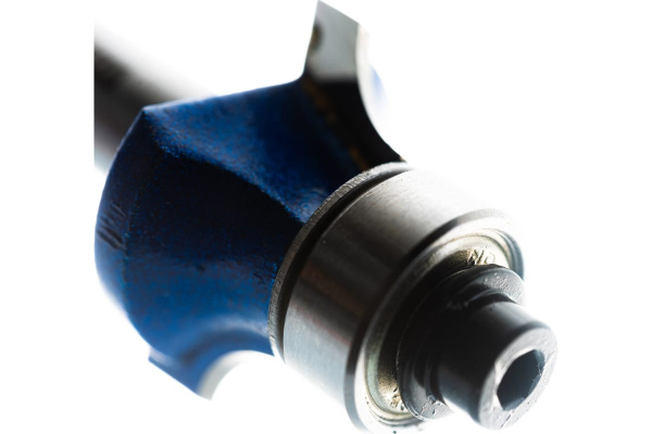 Фреза кромочная калевочная №1 ПРОФЕССИОНАЛ (22.2х9.4х52.4 мм; R4.8 мм; хвостовик 8 мм; ВК6) Зубр 28701-22.2