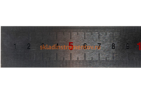 Нержавеющая двусторонняя линейка 50см Зубр Эксперт 34280-1-050