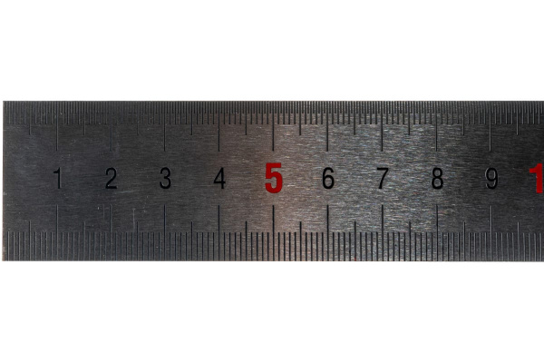 Нержавеющая двусторонняя линейка 50см Зубр Эксперт 34280-1-050