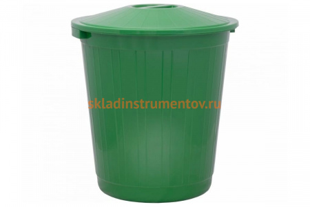 Бак Тара.ру с крышкой 80л зеленый 12897