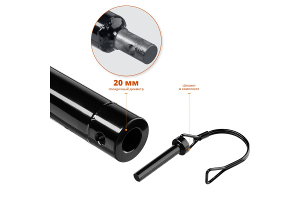 Удлинитель шнека для мотобуров, 500 мм Зубр 7050-50