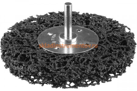 Щетка дисковая ПРОФЕССИОНАЛ (50 мм; нейлоновая проволока с абразивным покрытием) для дрели ЗУБР 35162-050_z01