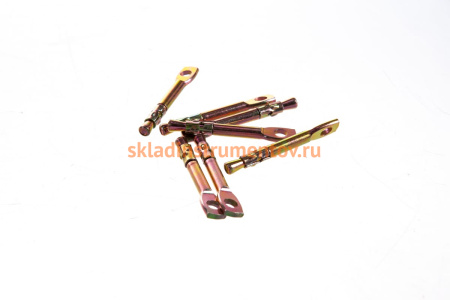 Потолочный анкер с кольцом ЗУБР 6 x 60 мм, 100 шт, желтопассивированный, 302852-06-060