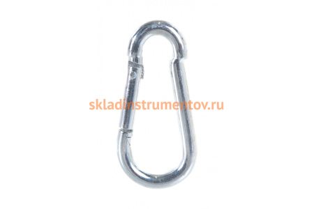 Карабин оцинкованный DIN 5299С 50 шт. (5 мм; ТФ5) Зубр 4-304545-05