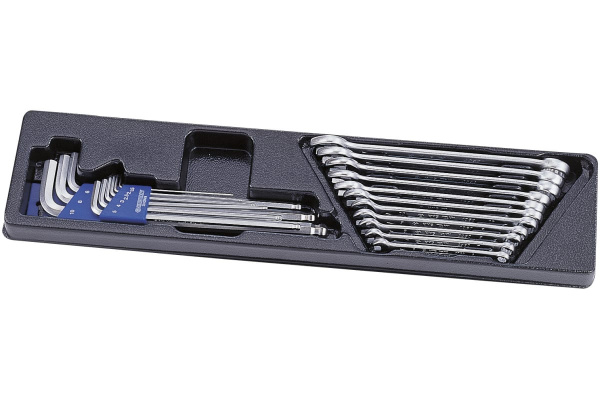 Набор комбинированных ключей и шестигранников, ложемент, 20шт KING TONY 9-90120MR