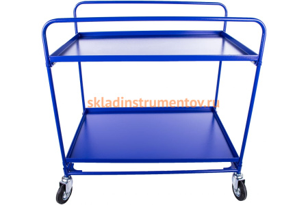 Сервисная двух ярусная тележка RUSKLAD СТБ 3 d125мм болтовые Сервисная двух ярусная тележка RUSKLAD СТБ 3 d125мм болтовые