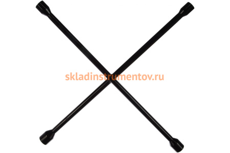 Удлиненный автомобильный ключ-крест 19-22-24-27 мм KRAFTOOL 27572