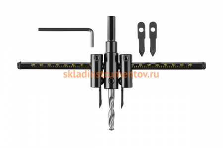 Сверло регулируемое двухрезцовое по дереву, 40-200 мм Profi Stayer 2944-200