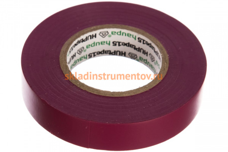 Изолента ПВХ HAUPA цвет фиолетовый, шир.15мм, длина 20 м, d 74 мм 263834