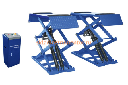 Низкопрофильный ножничный подъемник NORDBERG N631L3.5-220
