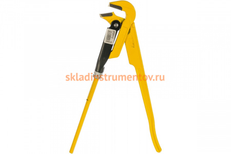Трубный кованый рычажный ключ с прямыми губками №2, 1.5" STAYER PROFI 27311-2