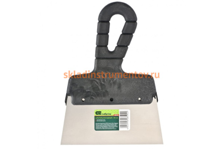 Шпатель фасадный из нержавеющей стали, 150 мм, пластмассовая ручка СИБРТЕХ 85436