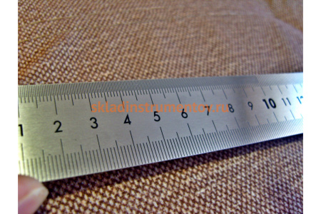 Линейка 500мм (нержавеющая сталь, двухсторонняя шкала) Biber 40164 тов-172038