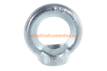 Рым-гайка DIN 582 оцинкованная 4 шт. (М20; ТФ5) Зубр 4-304325-20 Рым-гайка DIN 582 оцинкованная 4 шт. (М20; ТФ5) Зубр 4-304325-20
