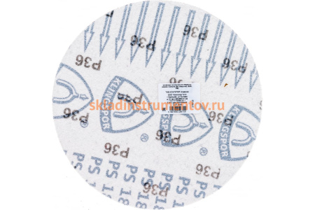 Круг шлифовальный на липучке для обработки дерева и металла (200 мм; Р36) KLINGSPOR 279713