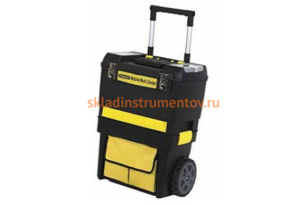 Ящик с колесами Mobile Work Center 2 in 1 двухсекционный (47х29.8х61.9 см) Stanley 1-93-937 Ящик с колесами Mobile Work Center 2 in 1 двухсекционный (47х29.8х61.9 см) Stanley 1-93-937