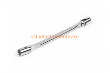 Торцевой шарнирный хромированный ключ HORTZ 10х11 HOR 120795