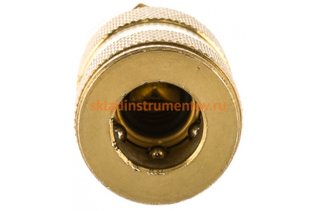 Быстроразъем пневматический с клапаном наружная резьба 1/4" в держателе Rockforce RF-BSE1-2SM