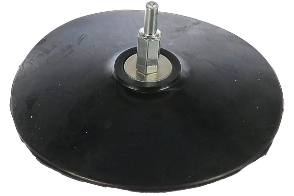 Насадка резиновая с прижимной шайбой под шлифовальные круги (125 мм; 8 мм) для дрелей Тевтон 3579-125