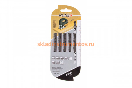 Пилки 115x90 мм, чистый распил, T301 CD, 5 шт. Runex 555115
