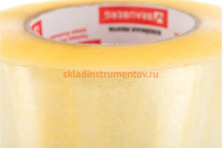 Клейкая лента BRAUBERG 48 мм х 200 м, упаковочная, прозрачная, 45 мкм, 440089